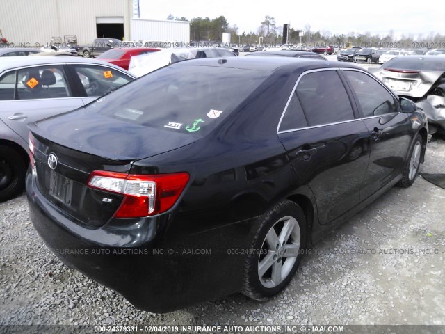 4T1BF1FK5CU094424 - 2012 TOYOTA CAMRY SE/LE/XLE 黑色 照片 4