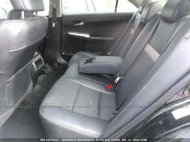 4T1BF1FK5CU094424 - 2012 TOYOTA CAMRY SE/LE/XLE 黑色 照片 8