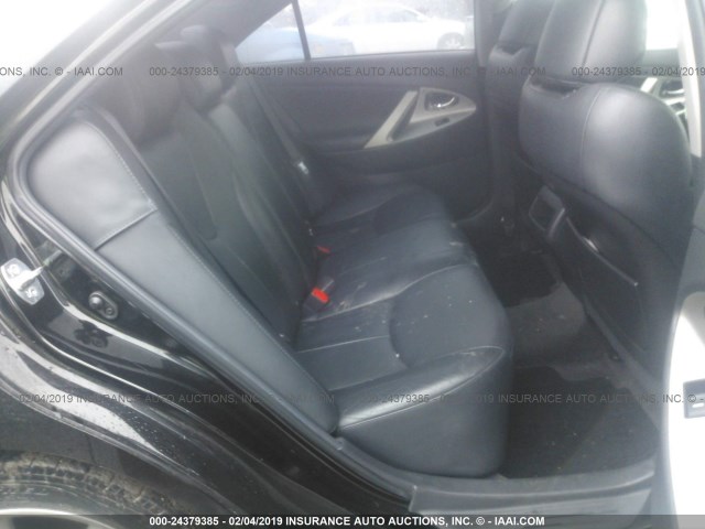 4T1BK3EKXBU125917 - 2011 TOYOTA CAMRY SE/LE/XLE 黑色 照片 8
