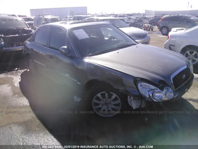 KMHWF35H13A764619 - 2003 HYUNDAI SONATA GLS/LX GRAY photo 1