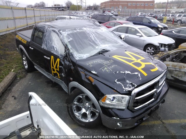 1C6RR7NT4GS343327 - 2016 RAM 1500 LARAMIE BLACK photo 1