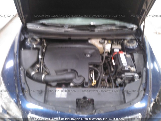 1G1ZC5E13BF203504 - 2011 CHEVROLET MALIBU 1LT ლურჯი ფოტო 10