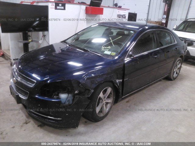 1G1ZC5E13BF203504 - 2011 CHEVROLET MALIBU 1LT ლურჯი ფოტო 2