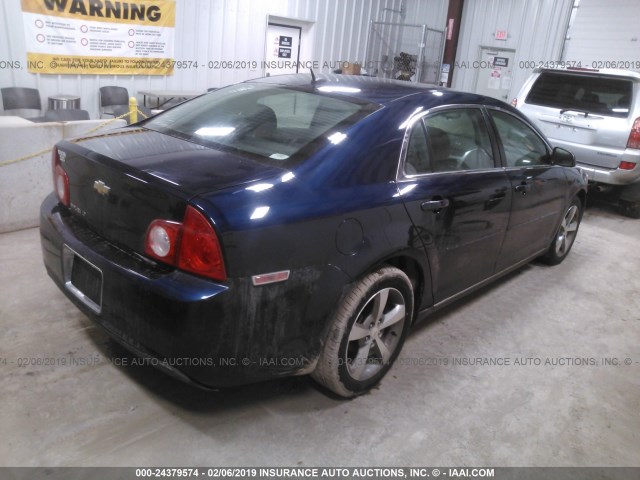 1G1ZC5E13BF203504 - 2011 CHEVROLET MALIBU 1LT ლურჯი ფოტო 4