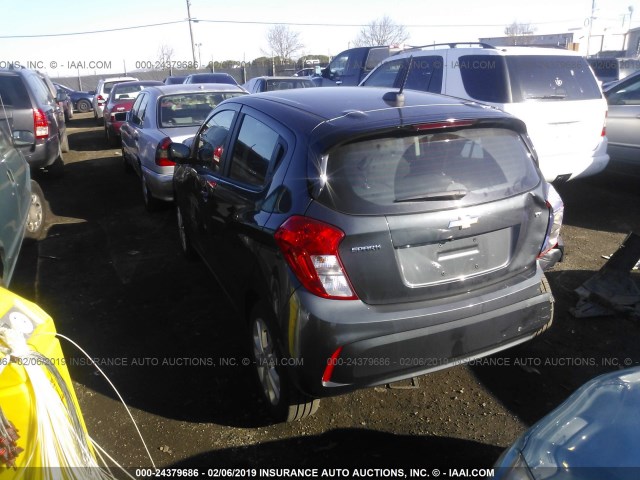 KL8CD6SA8KC701261 - 2019 CHEVROLET SPARK 1LT GRAY photo 3