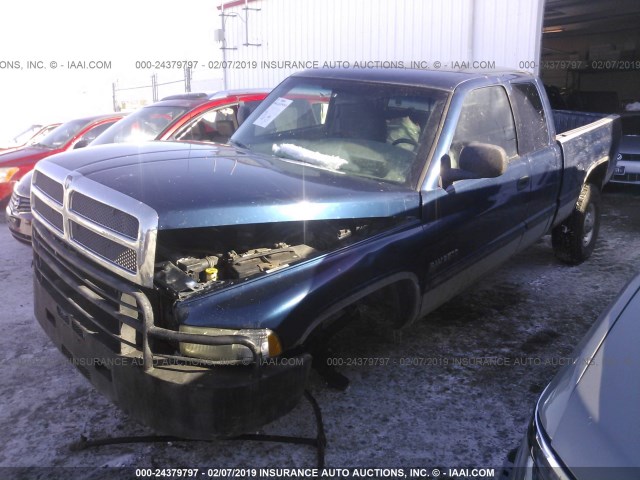 3B7KF23651G757847 - 2001 DODGE RAM 2500 BLUE photo 2