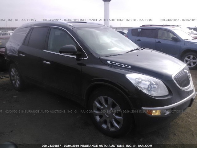 5GAKVDED1CJ388000 - 2012 BUICK ENCLAVE BLACK photo 1