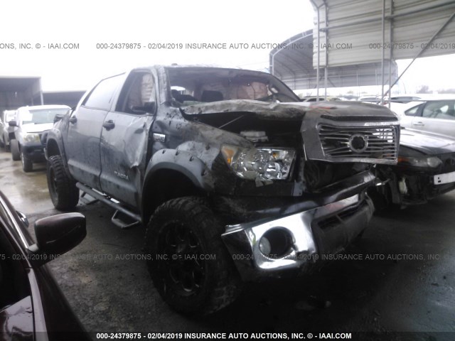 5TFDW5F16CX251498 - 2012 TOYOTA TUNDRA CREWMAX SR5 BLACK photo 1