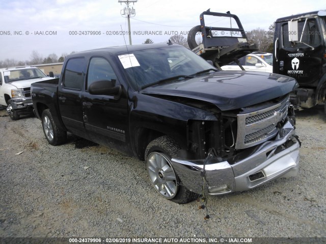 3GCPKSE74DG142864 - 2013 CHEVROLET SILVERADO K1500 LT BLACK photo 1