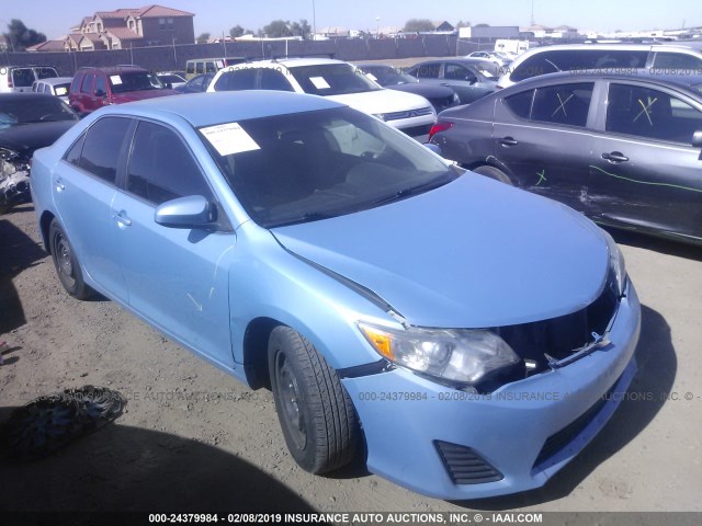 4T4BF1FK4CR216289 - 2012 TOYOTA CAMRY SE/LE/XLE 蓝色 照片 1