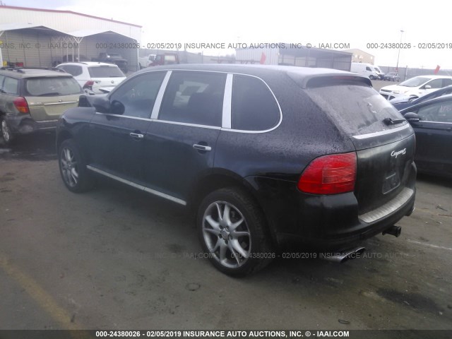 WP1AB29P06LA60957 - 2006 PORSCHE CAYENNE S BLACK photo 3