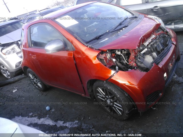 JTNJJXB02CJ011647 - 2012 TOYOTA SCION IQ ORANGE photo 1