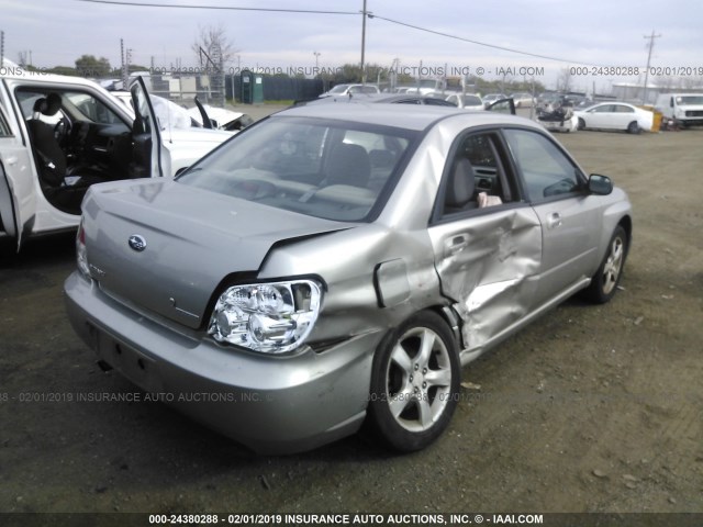 JF1GD61677H506144 - 2007 SUBARU IMPREZA 2.5I SILVER photo 4