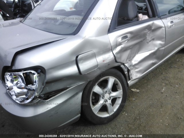 JF1GD61677H506144 - 2007 SUBARU IMPREZA 2.5I SILVER photo 6