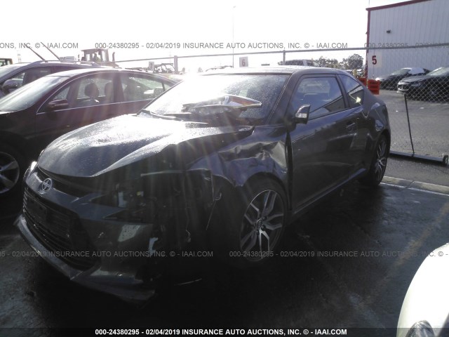 JTKJF5C7XGJ024103 - 2016 TOYOTA SCION TC ნაცრისფერი ფოტო 2