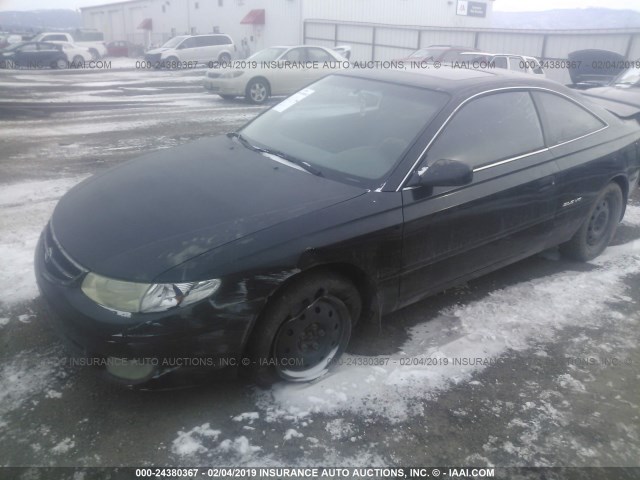 2T1CF28P31C529975 - 2001 TOYOTA CAMRY SOLARA SE/SLE BLACK photo 2