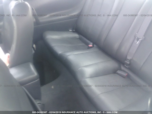 2T1CF28P31C529975 - 2001 TOYOTA CAMRY SOLARA SE/SLE BLACK photo 8