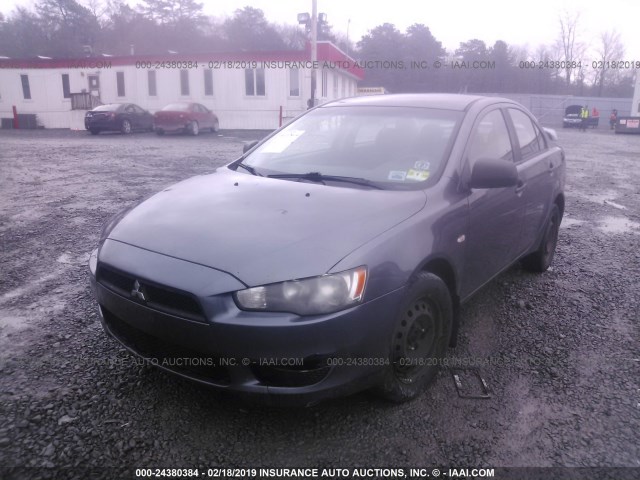 JA3AU16U39U008025 - 2009 MITSUBISHI LANCER DE GRAY photo 2