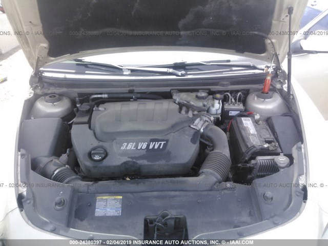 1G1ZK57739F192745 - 2009 CHEVROLET MALIBU LTZ ოქროსფერი ფოტო 10