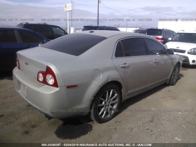 1G1ZK57739F192745 - 2009 CHEVROLET MALIBU LTZ ოქროსფერი ფოტო 4