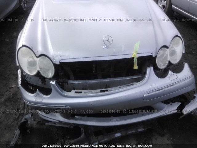 WDBRF76J15F626173 - 2005 MERCEDES-BENZ C 55 AMG SILVER photo 6