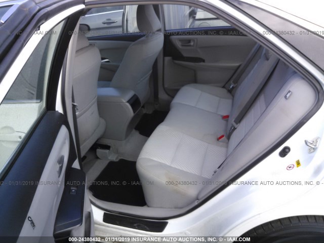4T1BF1FK1FU966828 - 2015 TOYOTA CAMRY LE/XLE/SE/XSE 白色 照片 8