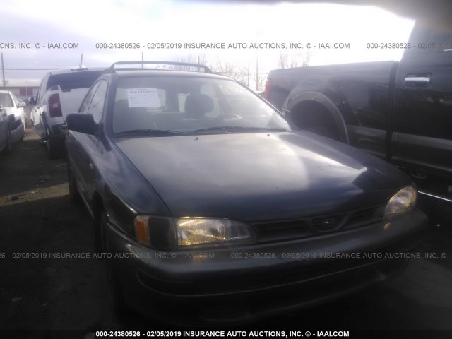 JF1GF4853TH811050 - 1996 SUBARU IMPREZA OUTBACK Navy photo 1