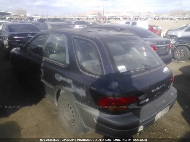 JF1GF4853TH811050 - 1996 SUBARU IMPREZA OUTBACK Navy photo 3