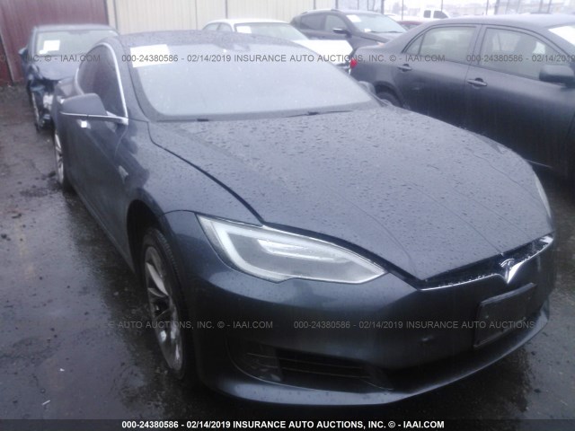 5YJSA1E10GF150859 - 2016 TESLA MODEL S Մոխրագույն լուսանկար 1