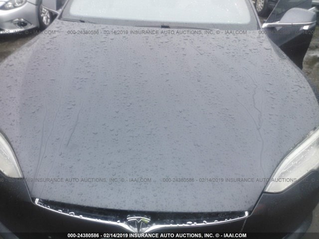 5YJSA1E10GF150859 - 2016 TESLA MODEL S Մոխրագույն լուսանկար 10