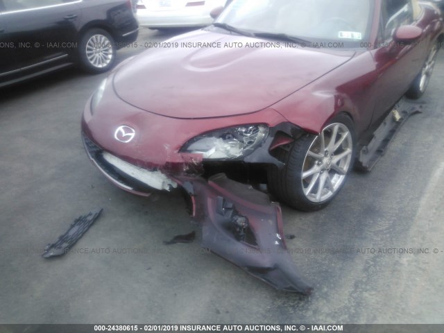 JM1NC2EF8A0206819 - 2010 MAZDA MX-5 MIATA RED photo 6