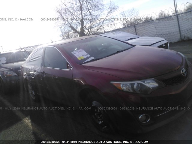 4T1BF1FK5EU816168 - 2014 TOYOTA CAMRY L/SE/LE/XLE 红色 照片 1