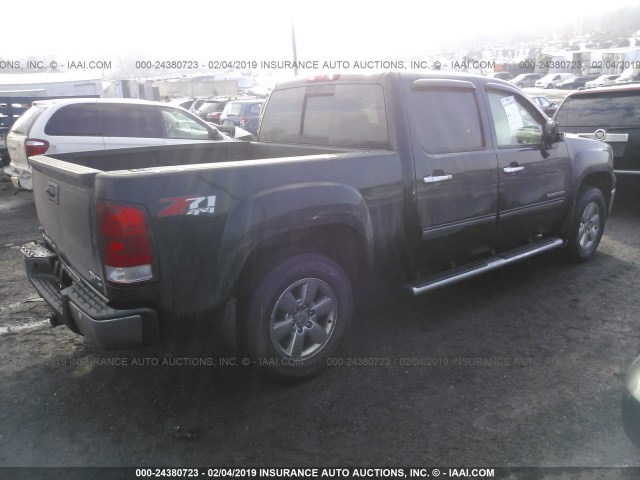 3GTP2WE33BG129945 - 2011 GMC SIERRA K1500 SLT BLACK photo 4