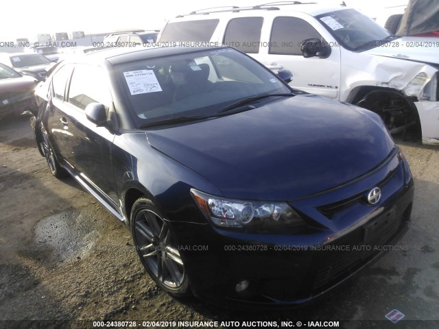 JTKJF5C72D3049707 - 2013 TOYOTA SCION TC ლურჯი ფოტო 1
