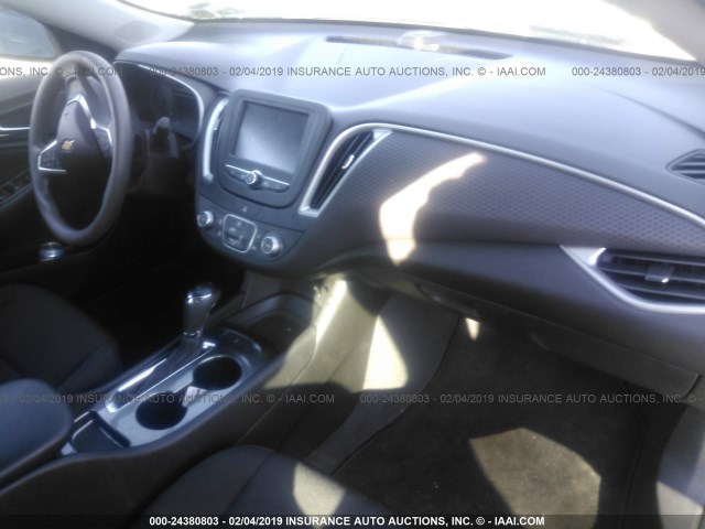 1G1ZC5STXJF190142 - 2018 CHEVROLET MALIBU LS BLACK photo 5