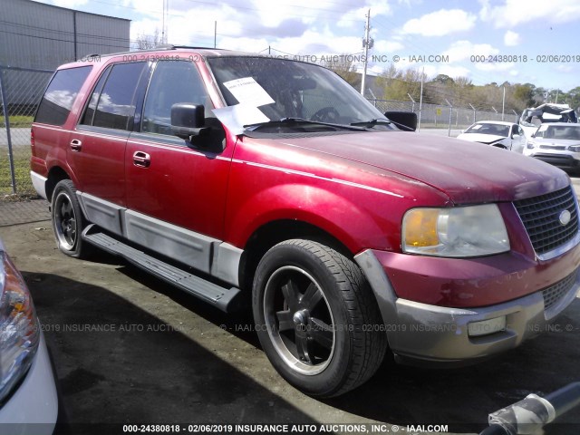 1FMRU15L83LA08771 - 2003 FORD EXPEDITION XLT RED photo 1