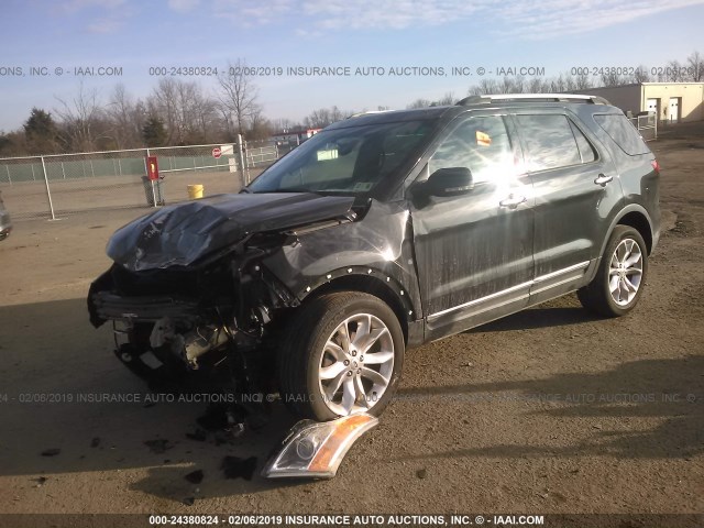 1FMHK8F80BGA06654 - 2011 FORD EXPLORER LIMITED BLACK photo 2