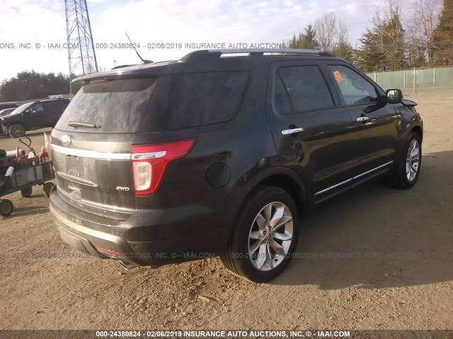 1FMHK8F80BGA06654 - 2011 FORD EXPLORER LIMITED BLACK photo 4