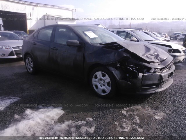 1C3CDFAA6FD363453 - 2015 DODGE DART SE BLACK photo 1