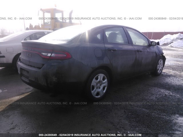 1C3CDFAA6FD363453 - 2015 DODGE DART SE BLACK photo 4