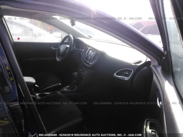 1C3CDFAA6FD363453 - 2015 DODGE DART SE BLACK photo 5