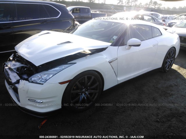 JN1AR5EF5FM281592 - 2015 NISSAN GT-R PREMIUM/BLACK WHITE photo 2