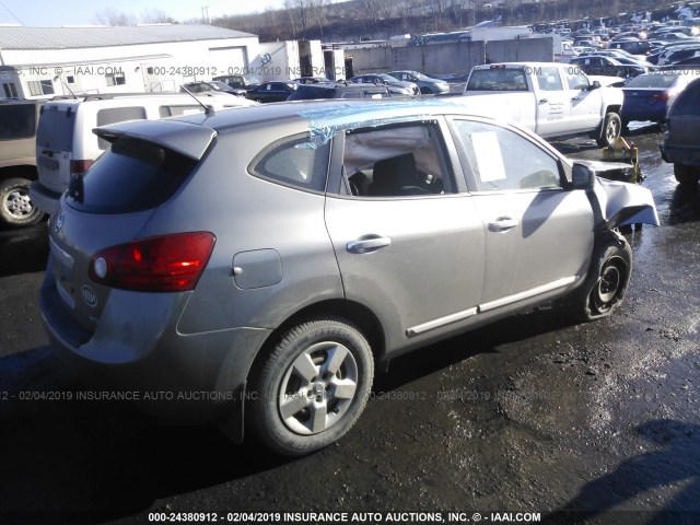 JN8AS5MVXBW250139 - 2011 NISSAN ROGUE S/SV/KROM GRAY photo 4