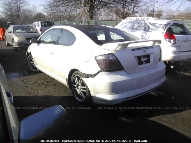 JTKDE167070211487 - 2007 TOYOTA SCION TC თეთრი ფოტო 3