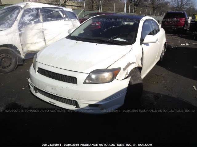 JTKDE167070211487 - 2007 TOYOTA SCION TC თეთრი ფოტო 6
