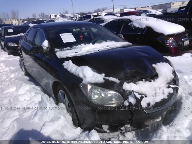 1G1ZA5E01AF278973 - 2010 CHEVROLET MALIBU LS BLACK photo 1