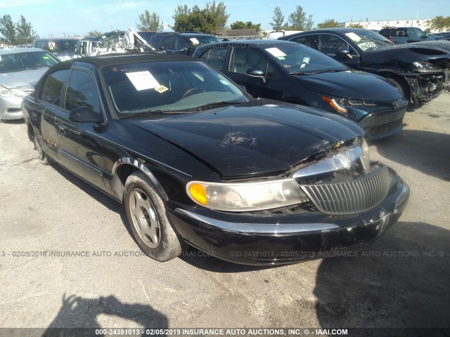 1LNHM97V81Y654515 - 2001 LINCOLN CONTINENTAL  BLACK photo 1