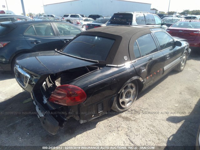 1LNHM97V81Y654515 - 2001 LINCOLN CONTINENTAL  BLACK photo 4