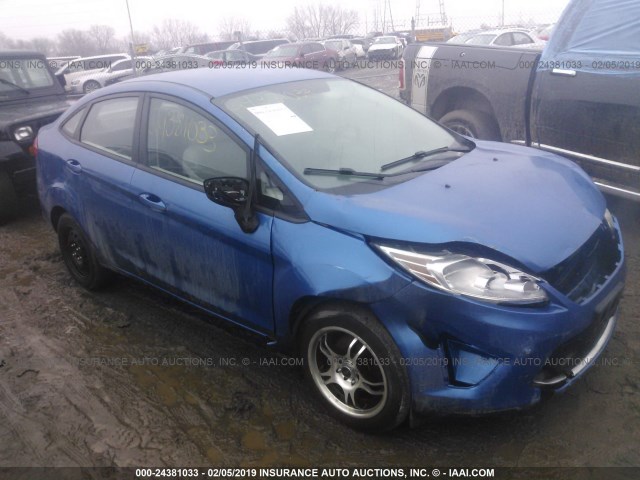 3FADP4AJ4BM206620 - 2011 FORD FIESTA S BLUE photo 1