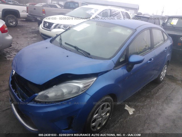 3FADP4AJ4BM206620 - 2011 FORD FIESTA S BLUE photo 2